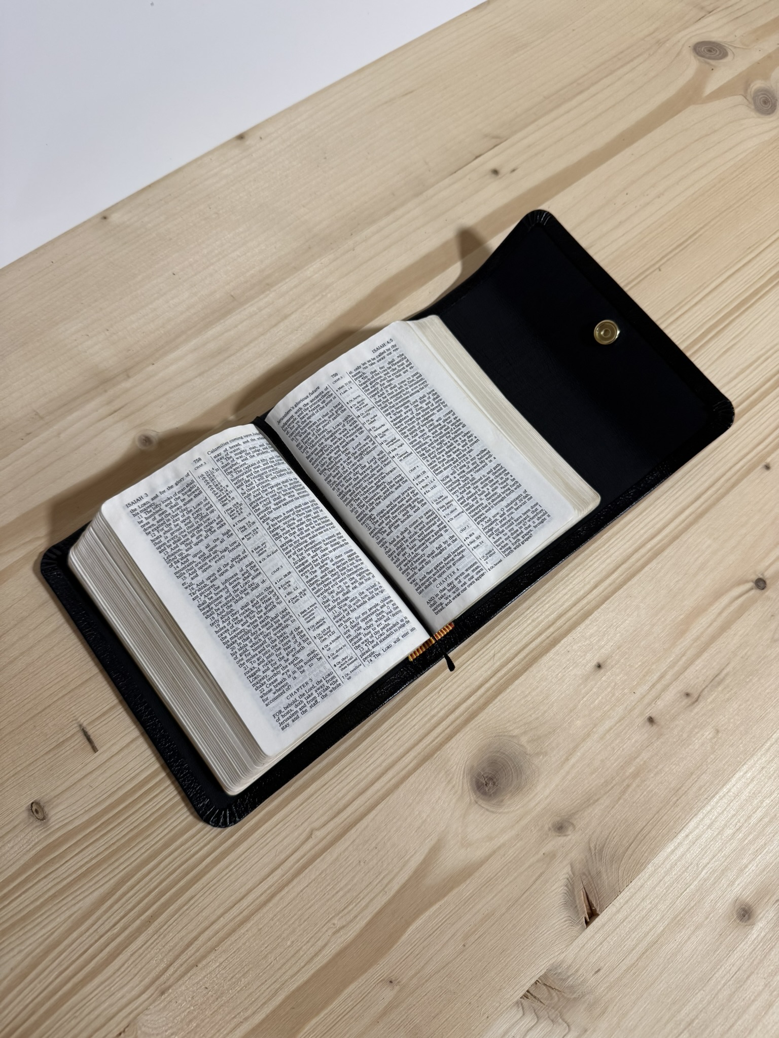 Finished rebound Bible