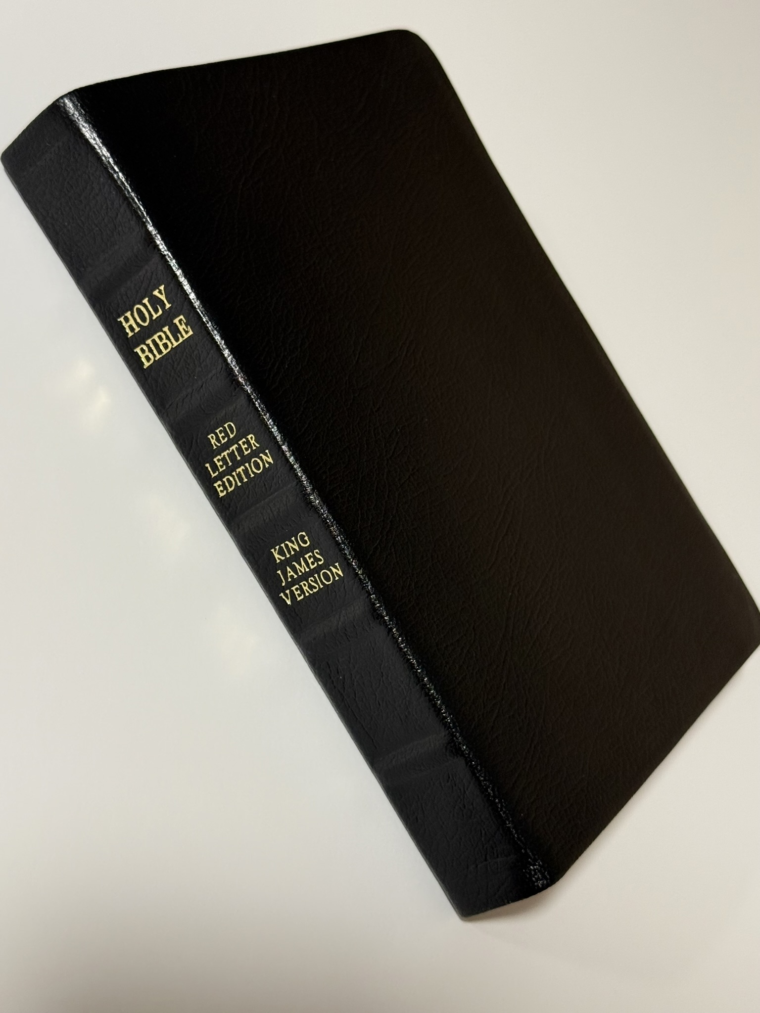 Finished rebound Bible