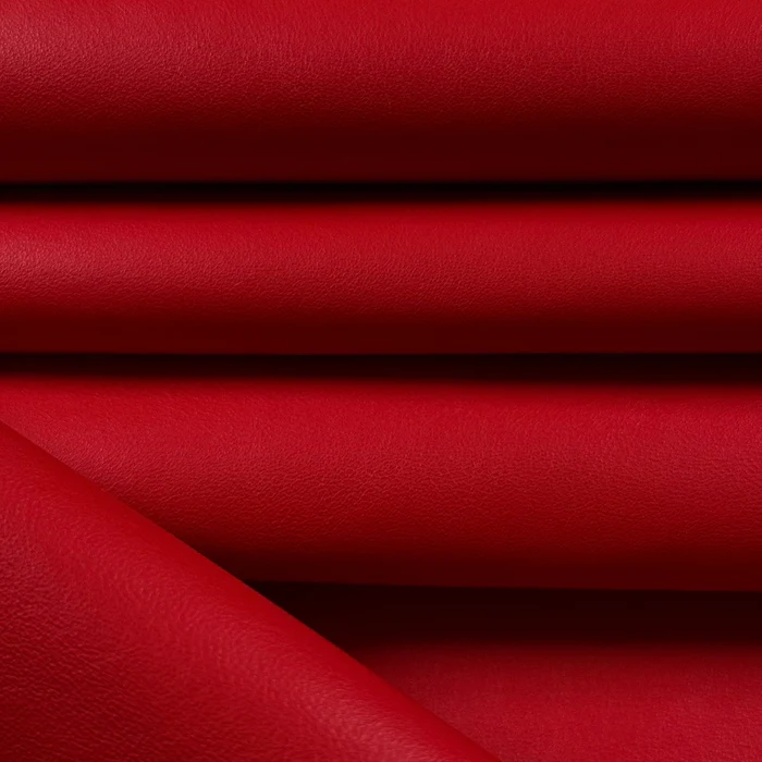 Nappa lambskin liner in red